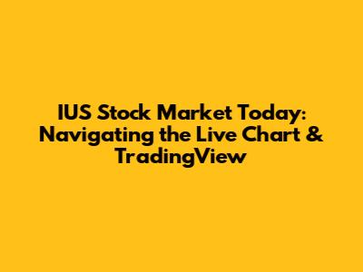 IUS Stock Market Today: Navigating the Live Chart & TradingView
