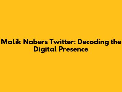 Malik Nabers' Twitter: Decoding the Digital Presence